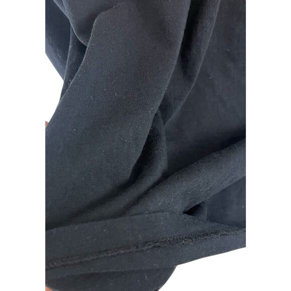 Y2K Armani Exchange Graphic T-shirt Fire Flame Black Orange Crew Neck XL - Picture 9 of 9